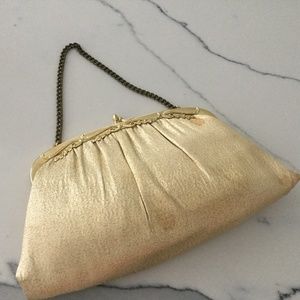Vintage gold handbag